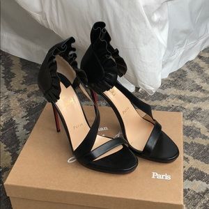 Christian Louboutin colankle 120 Napa shiny